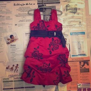 Girls formal dress red